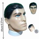 Manequim masculino (cabeça moldada maquiada) bege + suporte