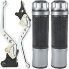 Manete de freio embreagem esportivo a disco CG125 CG150 CG160 Fan Titan Sport 2000 em diante com manopla par Manete de freio embreagem esportivo a disco CG125 CG150 CG160 Fan Titan Sport 2000 em diante com manopla par