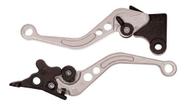 Manete Esportiva Regulagem Cb 300 Cbx 250 Falcon Tornado Strada Twister Bros Xre Xr Freio Disco Prata Par