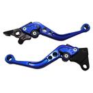 Manete Esportiva Regulagem Cg 125 Titan 00 A 04 Fan 125 04 a 08 Titan Fan 150 09 A 12 Freio Disco Azul Par
