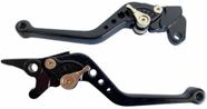 Manete Esportivo Com Regulagem preto e cromado Factor 125 2009 2011 a disco