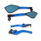 Manete Esportivo Retrovisor Moto Cg Titan Pop freio a lona Manete Esportivo Retrovisor Moto Cg Titan Pop freio a lona