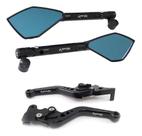 Manete Esportivo Retrovisor Nx Falcon Bros Xr Tornado Xre