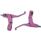 Manete Maçaneta Freio Gtu Bike Bicicleta Alumínio Rosa Manete Maçaneta Freio Gtu Bike Bicicleta Alumínio Rosa