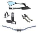 Manete Manopla Peso Retrovisor Guidão Xt 660r Xt 225 Dt 200 Manete Manopla Peso Retrovisor Guidão Xt 660r Xt 225 Dt 200