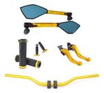 Manete Manopla Peso Retrovisor Guidão Xt660r Tdm 225 Xt 225