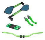 Manete Manopla Retrovisor Guidão Trail Xtz Lander 250 Motard Manete Manopla Retrovisor Guidão Trail Xtz Lander 250 Motard