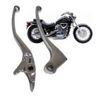 Manete (Par) Alumínio Cromado Freio e Embreagem - Alpha Factor - Honda Shadow Vt 600 1995 A 2005 Manete (Par) Alumínio Cromado Freio e Embreagem - Alpha Factor - Honda Shadow Vt 600 1995 A 2005