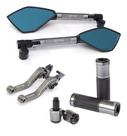 Manete Peso Manopla Retrovisor Versys300 Ninja 250 300 400 Manete Peso Manopla Retrovisor Versys300 Ninja 250 300 400
