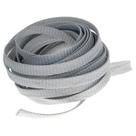 Manga de cabo Heyiarbeit PET expansível Braid 10m prateada branca