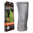 Manga de joelho Incrediwear Knee Pain Relief cinza G-Large