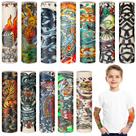 Mangas de braço Hicarer Kids 12 peças de tatuagem com proteção UV 30 cm