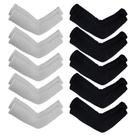 Mangas de braço Tayfremn UV Sun Protection Cooling em preto/branco