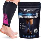 Mangas de compressão de panturrilha PhysFlex para homens e mulheres (1 par)