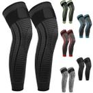 Mangas de compressão Ruilaibao Full Leg Support, pacote com 2, pretas Mangas de compressão Ruilaibao Full Leg Support, pacote com 2, pretas