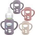 Mangas de silicone BUSOHA para frascos de 120 ml Dr. Brown's, pacote com 3