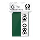 Mangas Ultra Pro Eclipse Gloss Small, pacote com 60 unidades, verde floresta