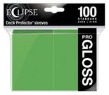 Mangas Ultra Pro Eclipse Gloss Standard, pacote com 100 unidades, verde limão Mangas Ultra Pro Eclipse Gloss Standard, pacote com 100 unidades, verde limão