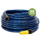 Mangueira 1/2" De PVC 50 Metros Para Jardim Com Esguicho