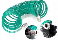 Mangueira Ar Espiral 10m Engate Femea P/ Pistola Compressor
