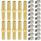 Mangueira Barb Fitting Hex Union Brass 3/8 ID (pacote com 10) Mangueira Barb Fitting Hex Union Brass 3/8 ID (pacote com 10)