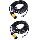 Mangueira Climatizadora casa jardim Sistema Irrigacao Nevoa 10 M Kit 2 Mangueira Climatizadora casa jardim Sistema Irrigacao Nevoa 10 M Kit 2