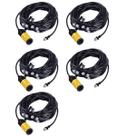 Mangueira Climatizadora Kit 5 UNI Sistema Irrigacao Nevoa Quintal Grama 10M Jardim Mangueira Climatizadora Kit 5 UNI Sistema Irrigacao Nevoa Quintal Grama 10M Jardim