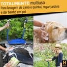 Mangueira De 15 Metros E 30 Metros Flexível Reforçada Com Bico 6 Jatos De Metal Top