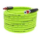 Mangueira de ar Flexzilla HFZ38100YW2-D 3/8 polegadas x 100 pés com acoplador