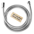 Mangueira de Chuveiro Rivix 150 cm Aço Inoxidável Flexível Cromada Mangueira de Chuveiro Rivix 150 cm Aço Inoxidável Flexível Cromada