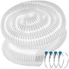 Mangueira de coleta de poeira de PVC Qucship 4 x 6m resistente a perfurações