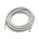 Mangueira De Competição Trançada Em Aço Inoxidável Prateado PTFE AN4-AN12 1M 3M 5M 10FT Para Óleo,