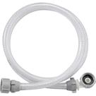 Mangueira De Entrada Nove54 1,4 M 3/4" Para Máquinas De Lavar Roupas Pvc Incolor