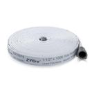 Mangueira de incêndio ZyFire 1,5 cm ID x 30 m de revestimento único EPDM com acoplamentos