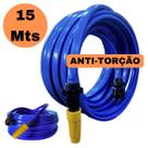Mangueira De Jardim ANTITORÇÃO CHATA Reforçada Para Casa Jardim Lavar Carro Com Conector e Esguicho Regulável