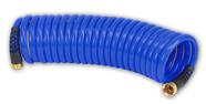 Mangueira de jardim em espiral HoseCoil PRO 1/2 25 pés com conectores de latão