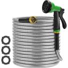 Mangueira de jardim Pet's Wyndell em aço inoxidável de 15 m com bico Mangueira de jardim Pet's Wyndell em aço inoxidável de 15 m com bico