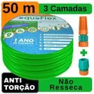 Mangueira de Jardim Trançada Antitorção AquaFlex 50Mts