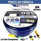 Mangueira de Quintal Doméstica EconomyFlex Azul 20Mts