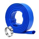 Mangueira de retrolavagem de piscina DAVCO 1,5 x 30,48 m, PVC pesado, azul