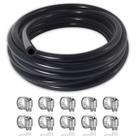 Mangueira de vácuo Gephynm 3 m de silicone 10 braçadeiras 130 PSI