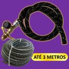 Mangueira e Registro de Alta Pressão até 3 Metros