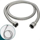Mangueira Engate Flexível 1 Metro E 20cm Inox 304 Femea X Femea Rabicho 1/2 Para Chuveiro Ducha Higiênica Chuveirinho Banheiro Lavatório Salão Beleza