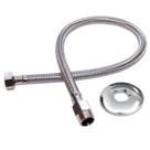 Mangueira Engate Flexível Aço Inox 40 Cm 1/2 Entrada Água Mangueira Engate Flexível Aço Inox 40 Cm 1/2 Entrada Água