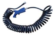 Mangueira Espiral De Ar 5 Metros Com Pistola Para Limpeza Mangueira Espiral De Ar 5 Metros Com Pistola Para Limpeza