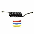 Mangueira espiral para freio a ar 6,5m macho m16 x fêmea m18 com kit termoretrátil cores - dni 8432 Mangueira espiral para freio a ar 6,5m macho m16 x fêmea m18 com kit termoretrátil cores - dni 8432