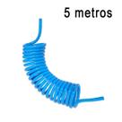 Mangueira Espiral Pneumatica Pu 8mm 10 Bar Para Ar Comprimido - 5 Metros para compressor pratica de usar