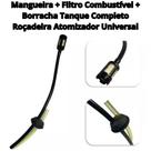 Mangueira + Filtro Combustível + Borracha Tanque Completo Roçadeira Atomizador Universal