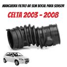 Mangueira Filtro de Ar Celta 2003 - 2008 S/bocal para sensor Mangueira Filtro de Ar Celta 2003 - 2008 S/bocal para sensor