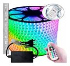Mangueira Fita Led Chata 5050 50m Alto Brilho 2 Conectores